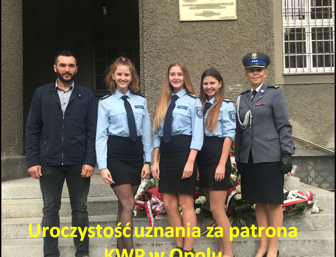 Uroczystość uznania za patrona Komendy Woj. Policji w Opolu