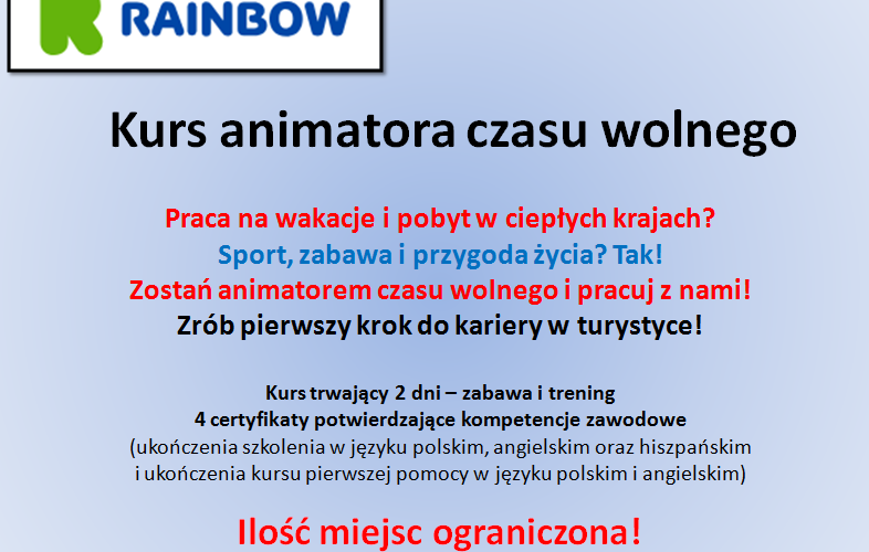Kurs animatora czasu wolnego