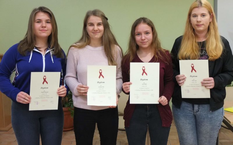 Wyniki Szkolnej Olimpiady Wiedzy o AIDS i HIV