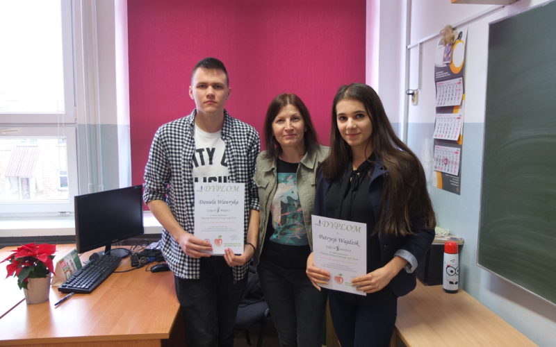 II i V miejsce podczas etapu rejonowego Ogólnopolskiej Olimpiady Promocji Zdrowego Stylu Życia PCK