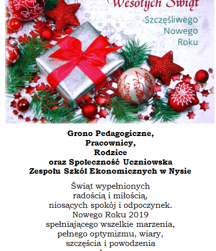 Życzenia świąteczne