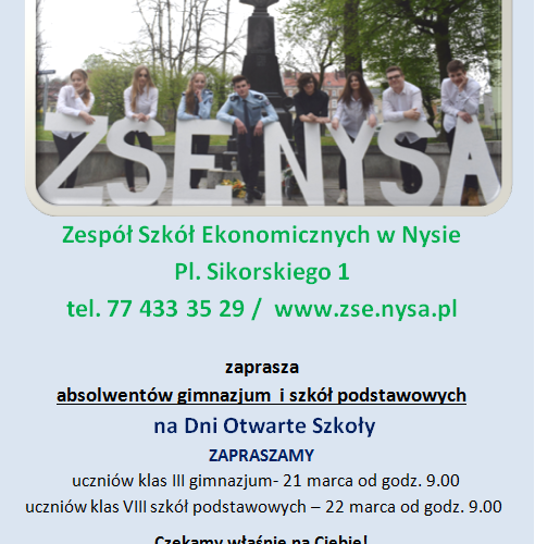 Zapraszamy na DNI OTWARTE!