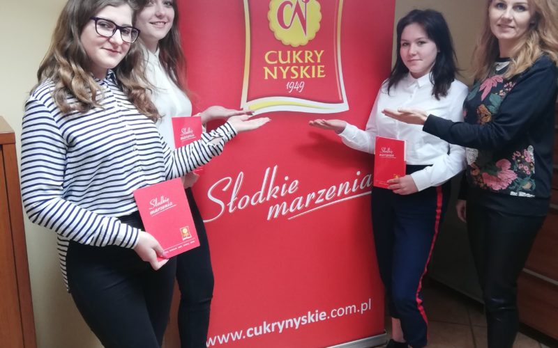 Wizyta uczennic ZSE Nysa w Spółdzielni Pracy „CUKRY NYSKIE”