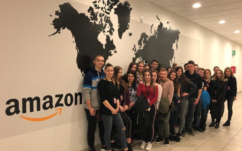 Logiści na wyjeździe studyjnym w Poznaniu