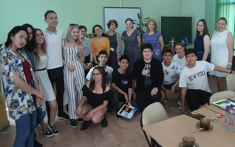 Pożegnanie uczniów z Kazachstanu