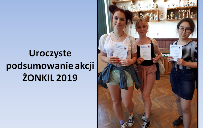 Uroczyste podsumowanie akcji „Żonkil 2019”