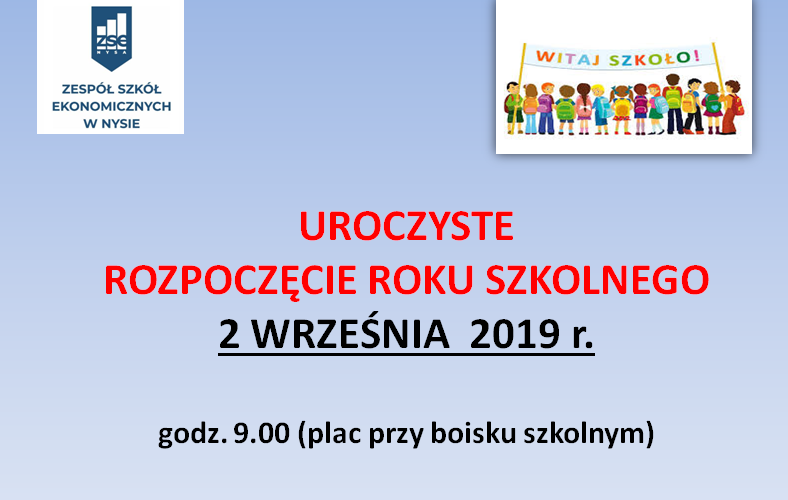 Uroczyste rozpoczęcie roku szkolnego