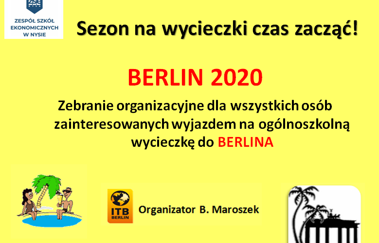 Wycieczka do Berlina- marzec 2020