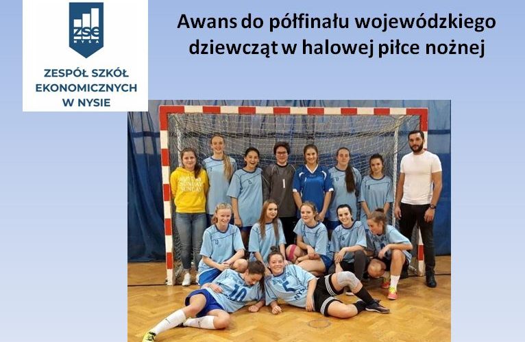 Awans do półfinału wojewódzkiego dziewcząt w halowej piłce nożnej⚽️