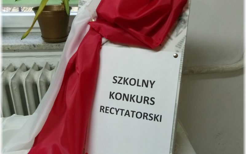 XV Szkolny Konkurs Recytatorski