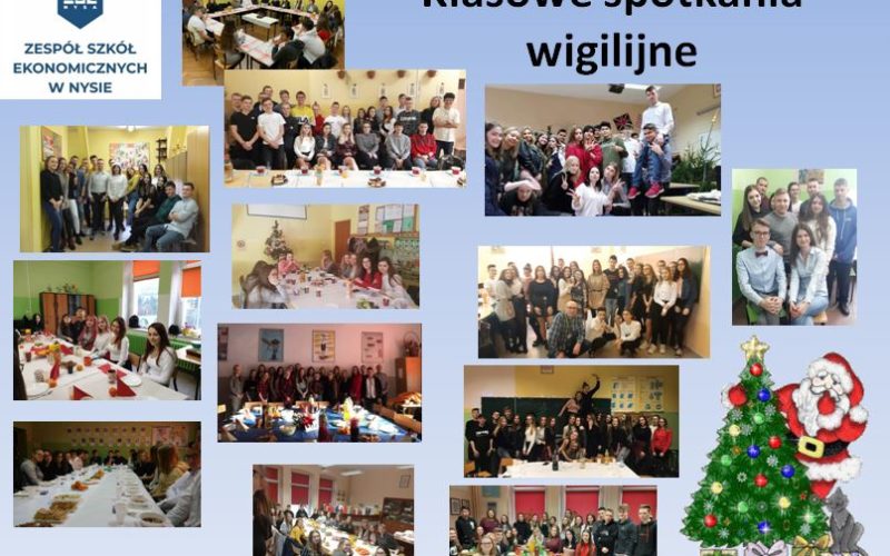Klasowe spotkania wigilijne