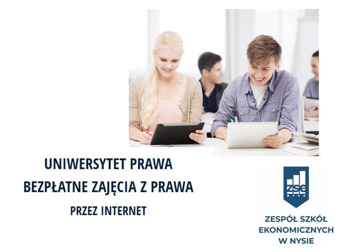 UNIWERSYTET PRAWA zaprasza na bezpłatne zajęcia z prawa przez Internet