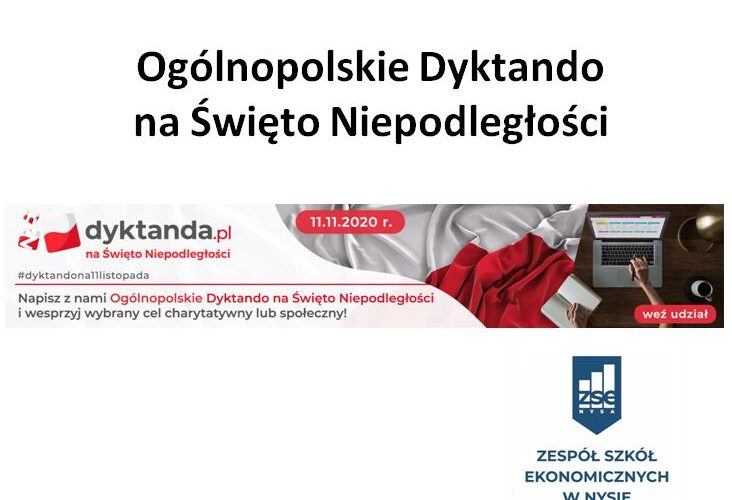 I Ogólnopolskie Dyktando na Święto Niepodległości