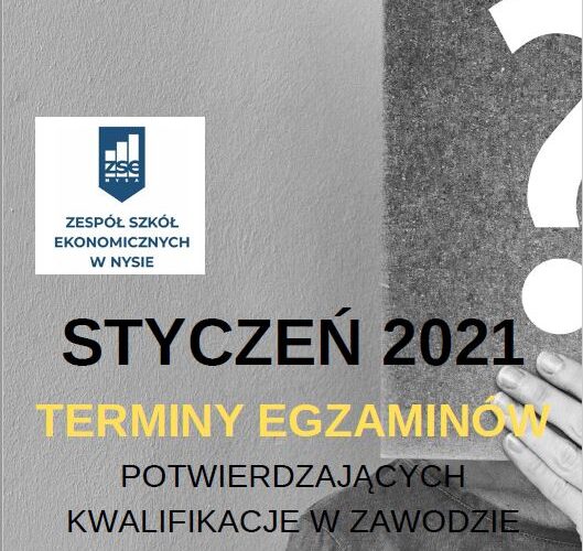 Terminy egzaminów