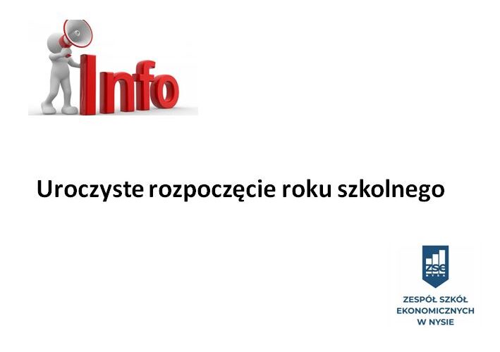 Uroczyste rozpoczęcie roku szkolnego