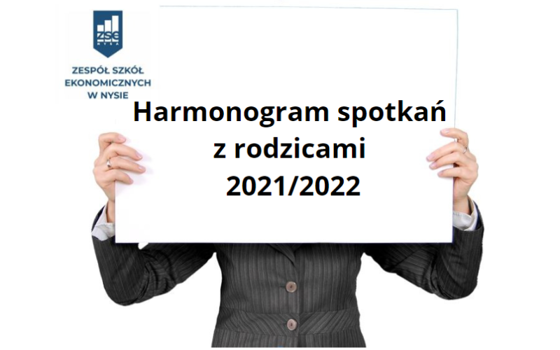 Harmonogram spotkań z rodzicami w roku szkolnym 2021/2022