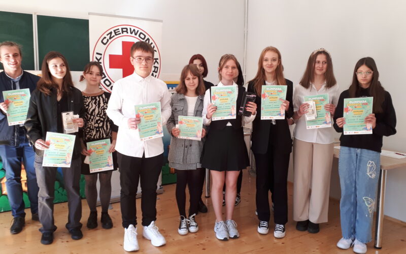 I msc. podczas etapu rejonowego XXX Ogólnopolskiej Olimpiady Zdrowia PCK z Biedronką