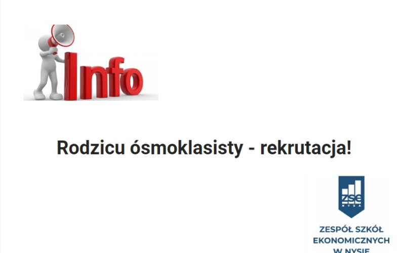 Rodzicu ósmoklasisty!